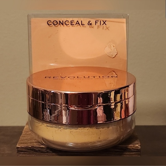 Revolution Conceal & Fix Loose Setting Powder – Deep Honey | 0.45 oz / 13 g |NEW - Picture 2 of 6